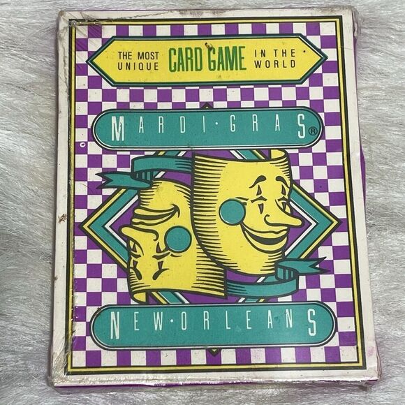 Vintage Mardis Gras The Most Unique card Game In The World 1982 World’s Fair - Picture 3 of 8